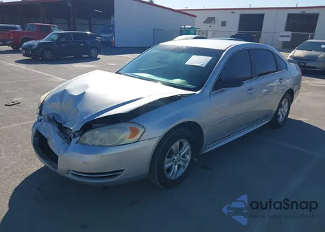 2012 Chevrolet Impala Ls z USA, uszkodzony, nr VIN 2G1WF5E36C1154920